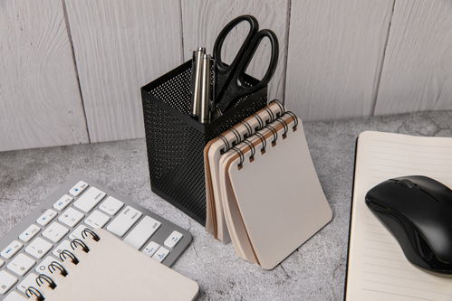 便签本商务摄影图 用影像诠释办公用品的专业与高效